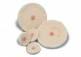Muslin Buffing Wheels <br> Shellac Centers <br> Coarse Unbleached Uncombed